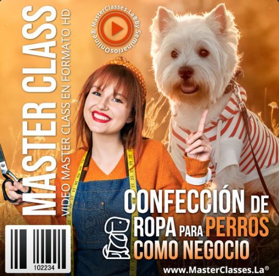Portada del curso Confección de Ropa para Perros como Negocio